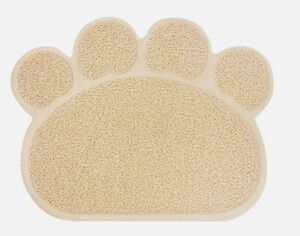 Sharper Image Cat Litter Trapping Mat 23x17.5 Paw Scatter Control Less Waste